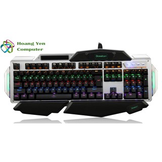 Bàn Phím Cơ Bosston MK915 Chống Nước, 9 Kiểu Đèn Led, Kê Tay - BH 1 Năm - Hoàng Yến Computer