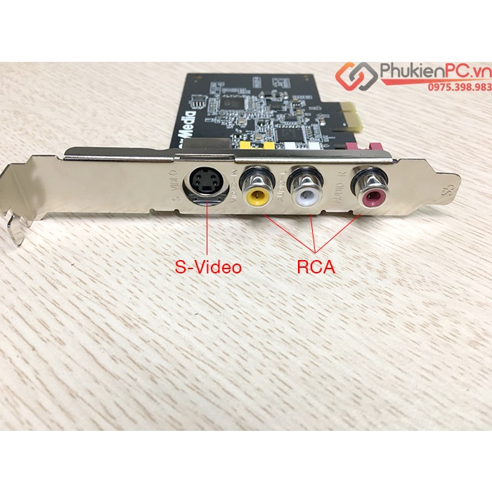 Card ghi hình AV, Svideo chuẩn PCIE AverMedia C725 Hàng chính hãng c725