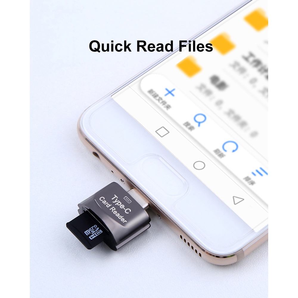 Đầu Đọc Thẻ OTG Loại C Sang SD TF USB C