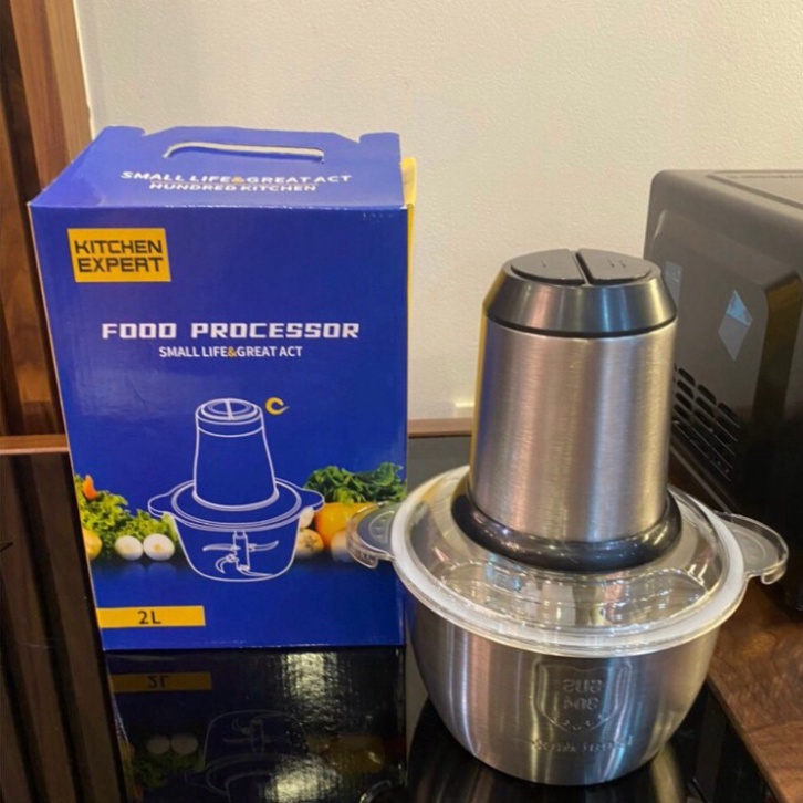 BẢO HÀNH 1 ĐỔI 1 Máy xay thịt, máy xay đa năng, công suất 250W, cối inox304, 4 lưỡi dao sắc bén