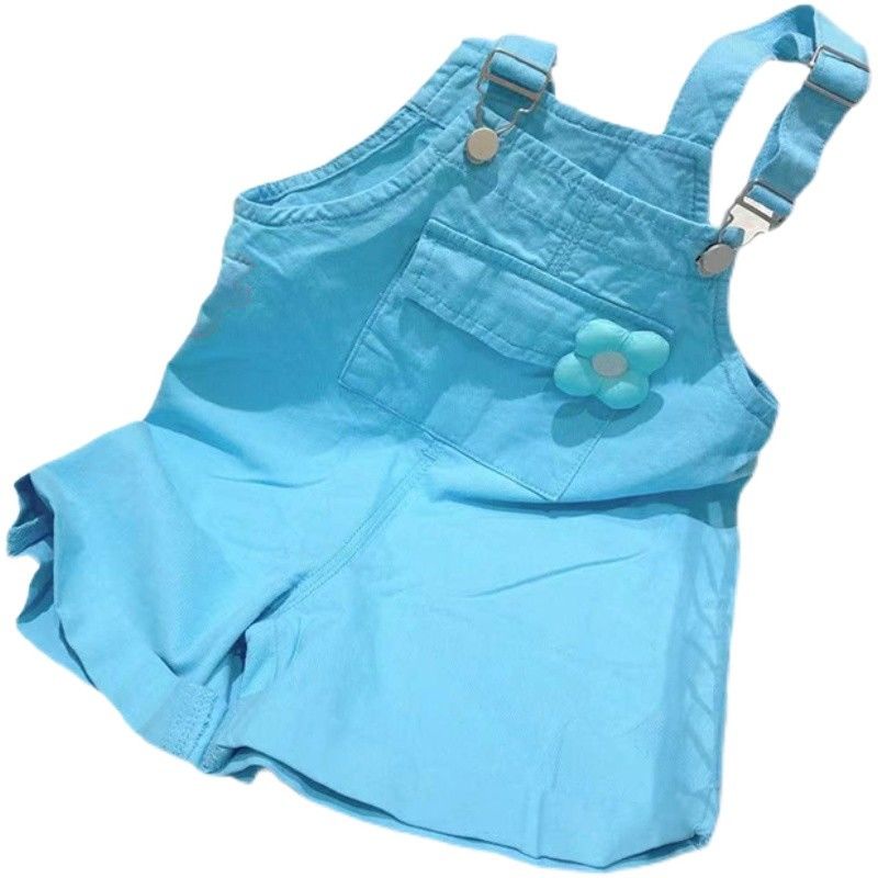 Bộ Áo Liền Quần 5 Món Phong Cách Hàn Quốc Thời Trang Mùa Hè Xinh Xắn Cho Bé Gái