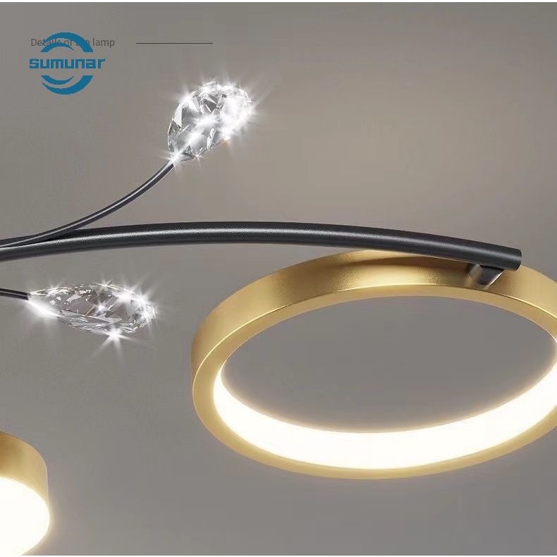 Đèn Âm Trần 110W Ba Chế Độ Sáng 6 Cánh 10 Cánh Có Điều Khiển Từ Xa Bảo Hành 12 Tháng