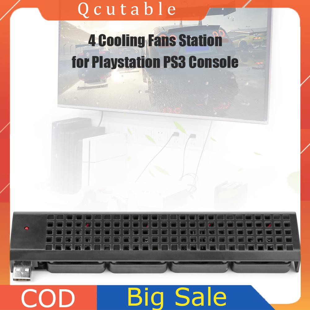 Đế Tản Nhiệt 4 Cổng Usb Cho Playstation Ps3