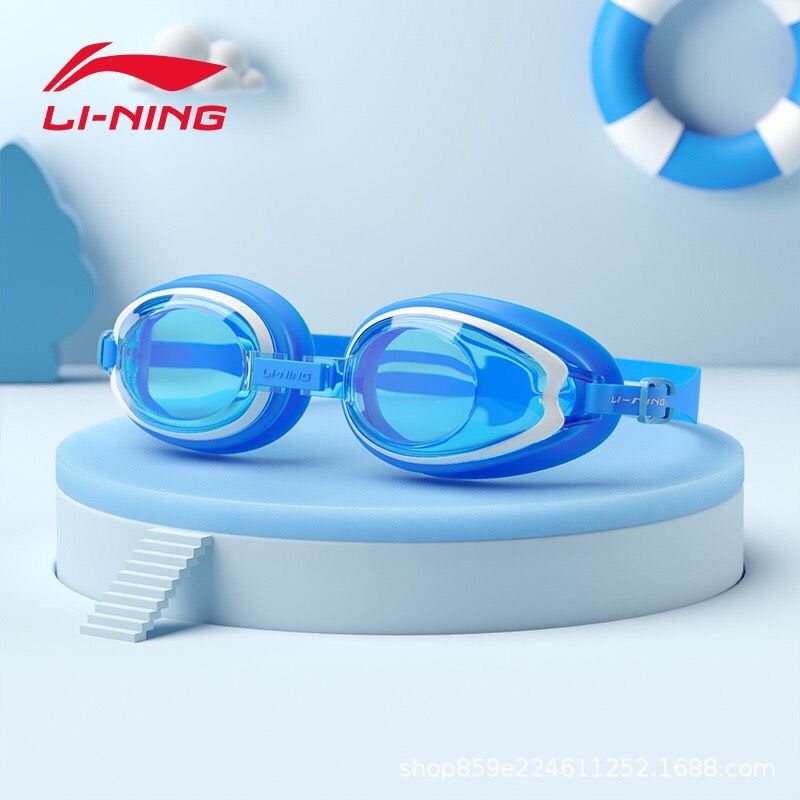 Chính hãng - Kính bơi Li-ning cao cấp dành cho bé trai bé gái đi biển mùa hè lining