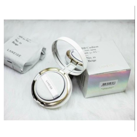 Kem Nền Đa Năng Ngăn Ngừa Lão Hóa LANEIGE BB Cushion Anti-aging SPF 50+ PA+++ No.21 Beige TẶNG KÈM LÕI | BigBuy360 - bigbuy360.vn