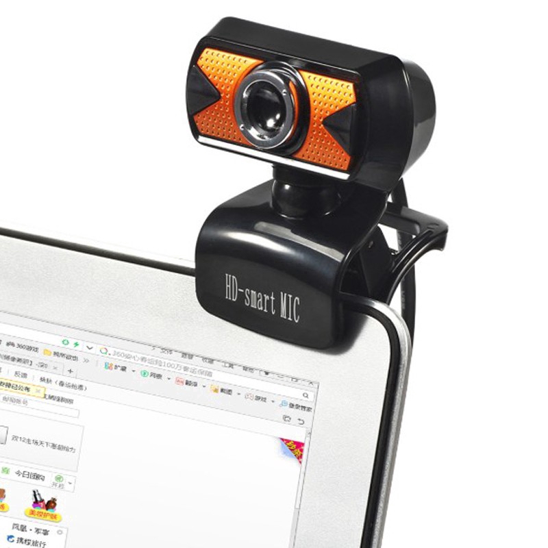 Webcam Usb Hd Kèm Mic Cho Máy Tính Laptop