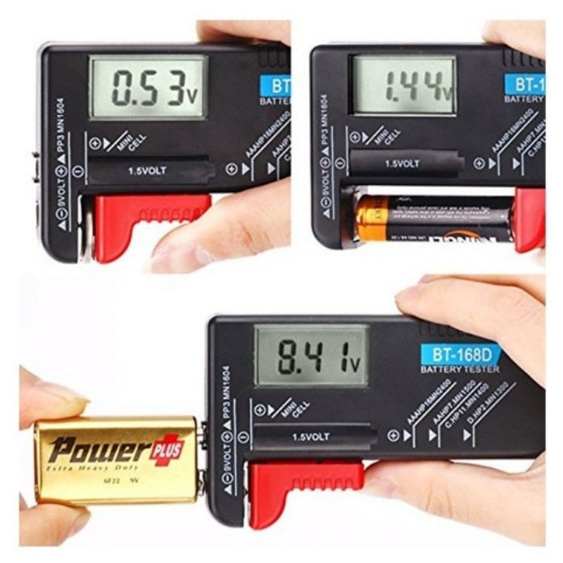 •••HCM••• Thiết Bị Kiểm Tra Dung Lượng Pin Hiển Thị Màn Hình LCD BT-168D