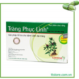 [Mẫu mới] Tràng Phục Linh (Hộp 20 viên/ Lọ 80 viên) - Hỗ trợ viêm đại tràng