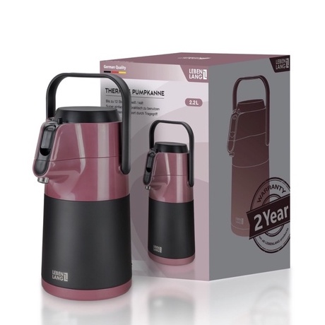 Bình giữ nhiệt LEBENLANG LBP569G dung tích 2.2L inox 304 - BH 12 Tháng