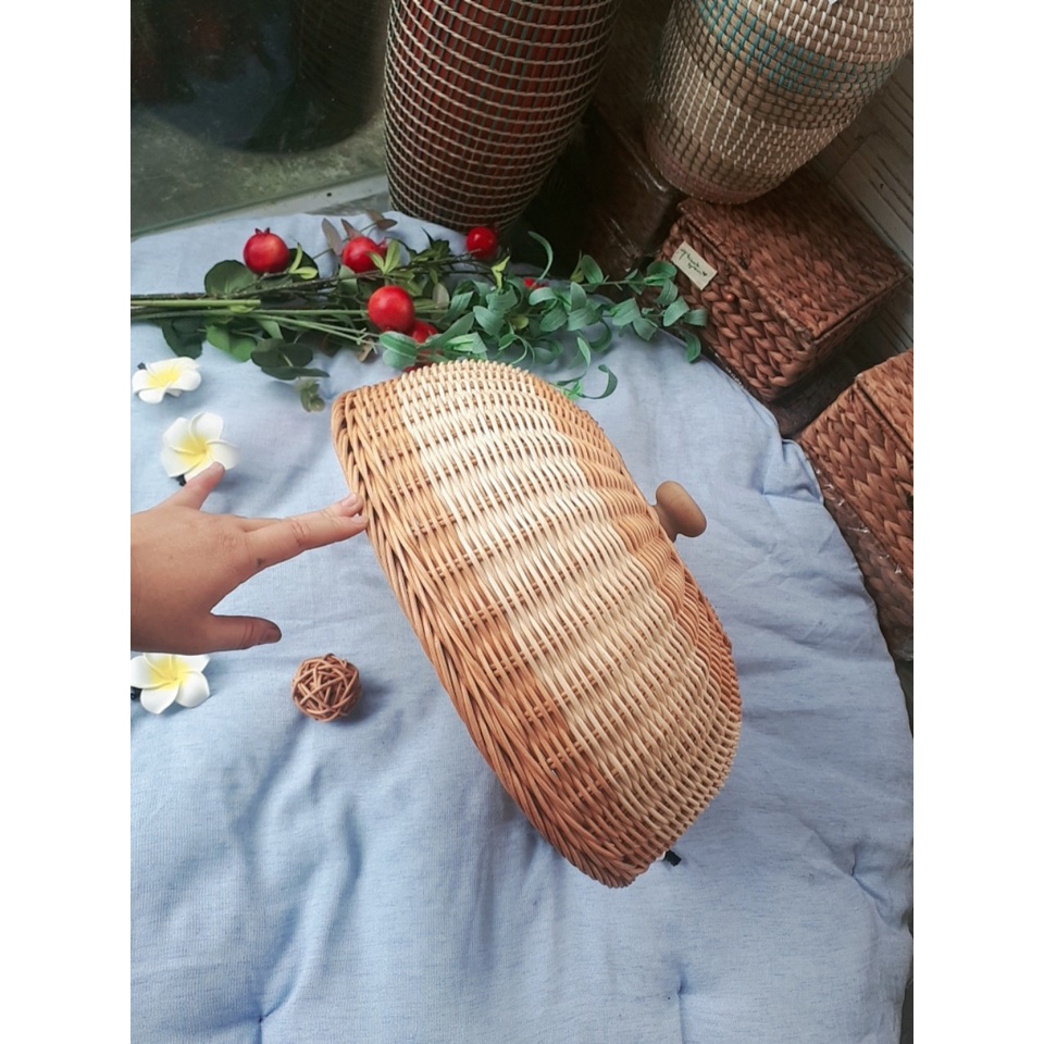 Lồng Bàn Mây Đan Cao Cấp Xuất Khẩu - Thiết Kế Các Màu Sắc Trẻ Trung Và Sang Trọng - Kích Thước: Đường Kính D42/D50/D60c
