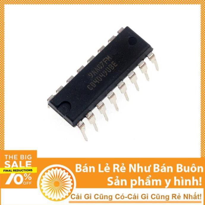 Linh Kiện IC Logic CD4049 DIP16