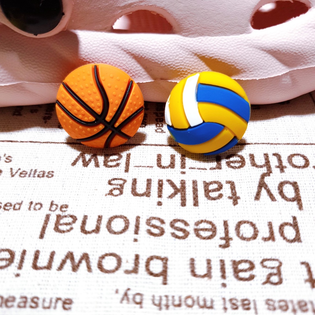[Sticker 3D mới] Nút gắn hkdesign loại nhựa 3D gắn dép sục nữ/ dép có lỗ