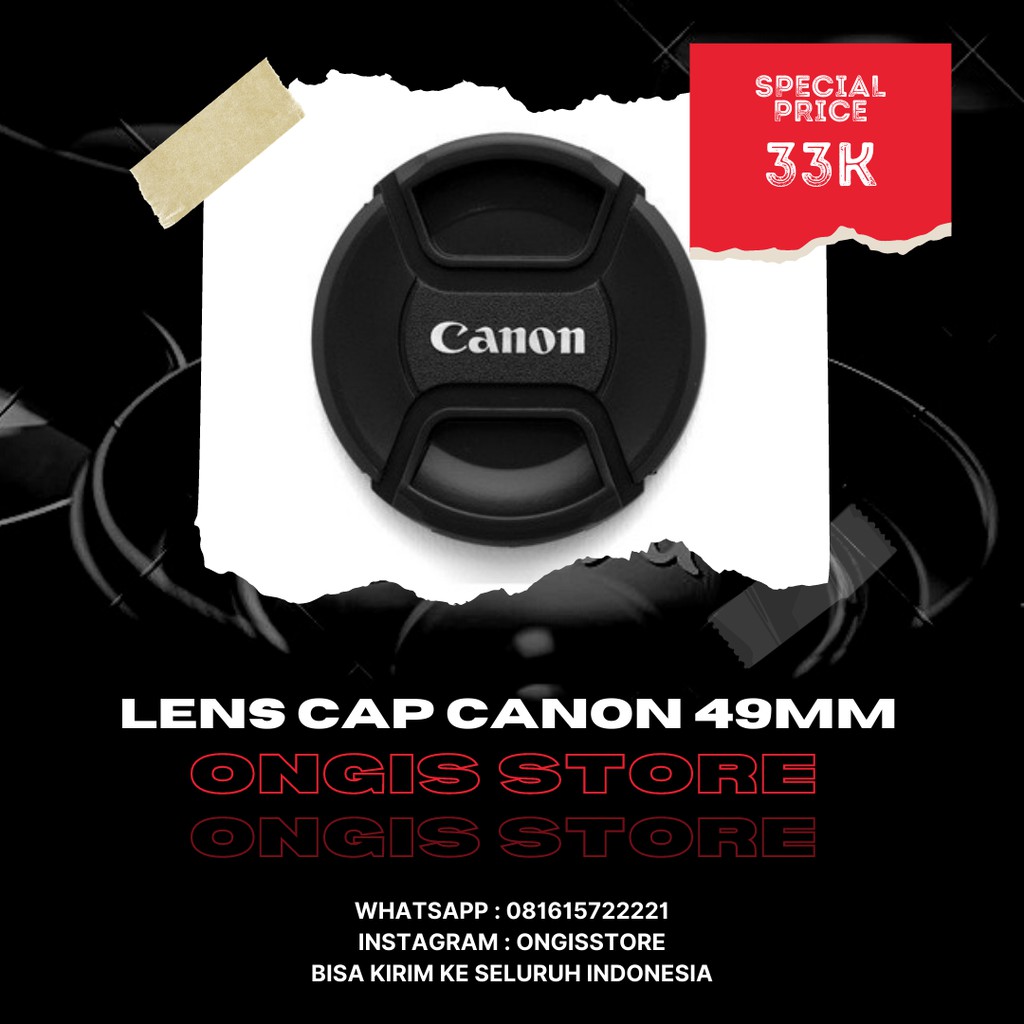 Nắp Đậy Máy Ảnh Canon 49mm M3 M10 15-45mm