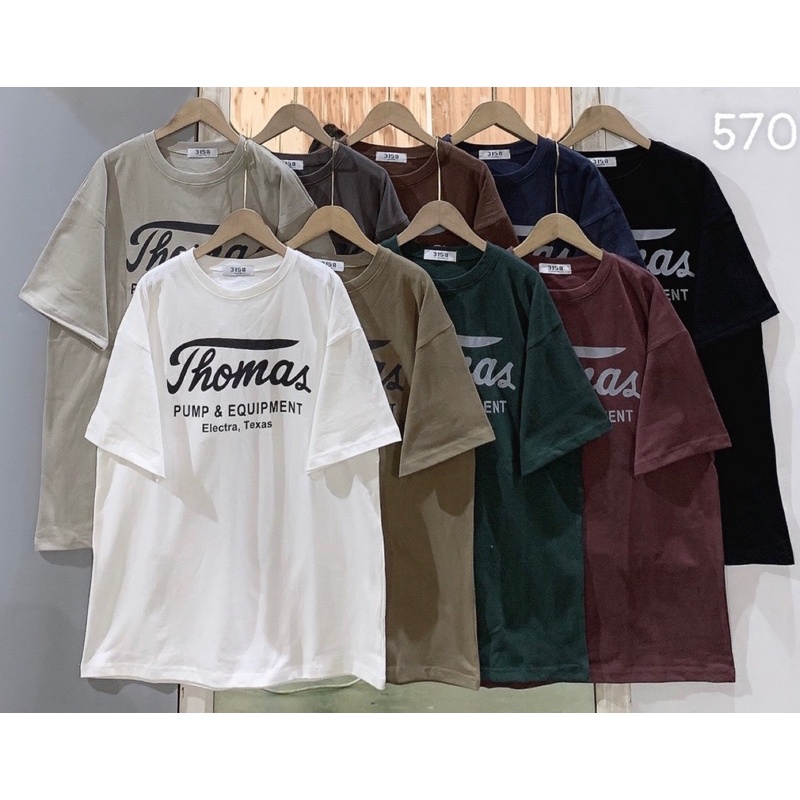 Áo thun chữ THOMAS 3158