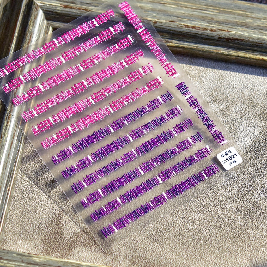 Miếng Dán Trang Trí Móng Tay Bằng Len Xinh Xắn