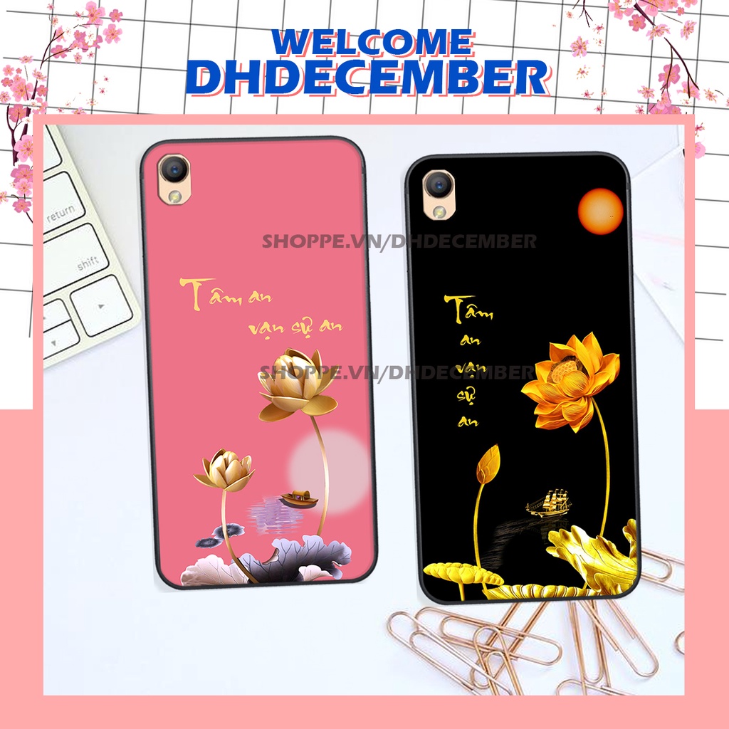 Ốp lưng Oppo A37 / NEO 9 / F1 PLUS in hình thư pháp tâm an vạn sự an ,mã đáo thành công SIÊU CHẤT