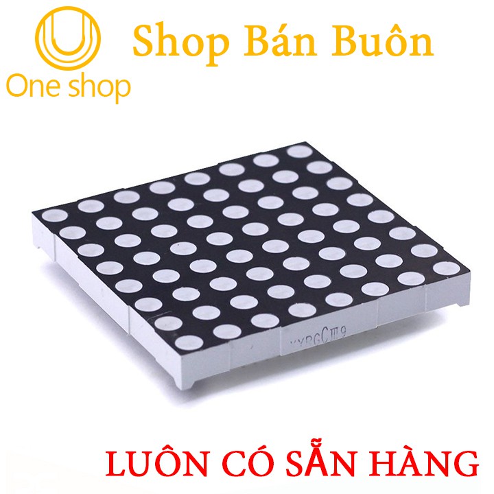 Led Matrix 5.0mm 8x8 Màu Đỏ 12 Chân