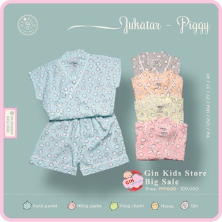 Bộ Cộc Tay Pijama Yukatar Cài Chéo - HRNEE Chính Hãng