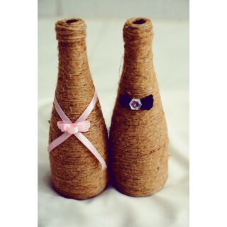 Cặp lọ handmade cô dâu chú rể