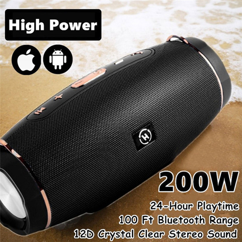 Loa Bluetooth 5.0 Không Dây Chống Nước 200w