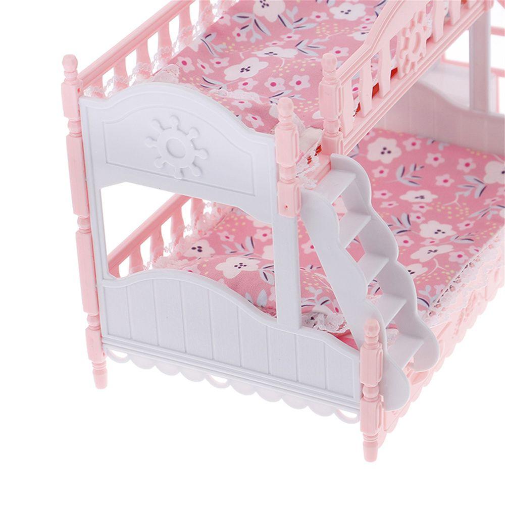 Mô Hình Giường Đôi Trang Trí Nhà Búp Bê Tỉ Lệ 1: 12