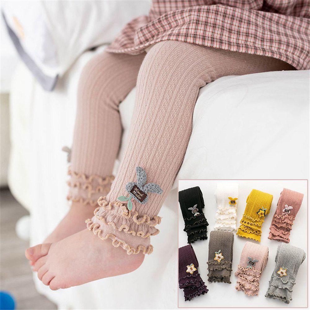 Quần Tất Cotton Có Gân Dành Cho Bé