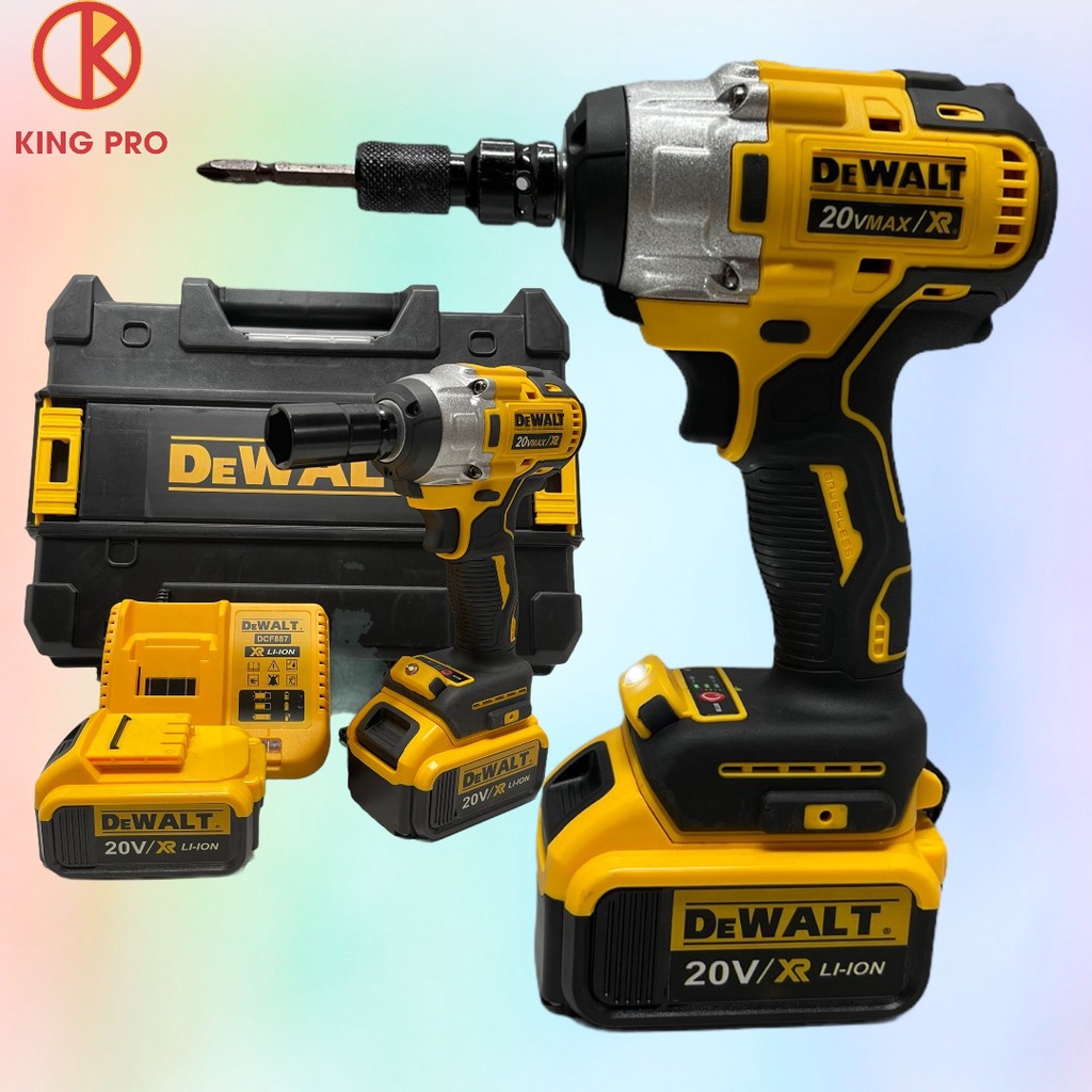 Máy siết BuLong DEWALT 20V DFC887, Động cơ Không chổi Than hàng chính Hãng