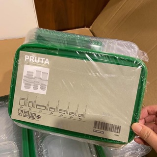 Set hộp nhựa đựng thức ăn ikea 17 món