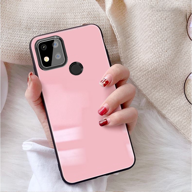 Ốp Lưng XIAOMI Redmi 9C, REDMI 10A Mặt kính gương sáng bóng cao cấp