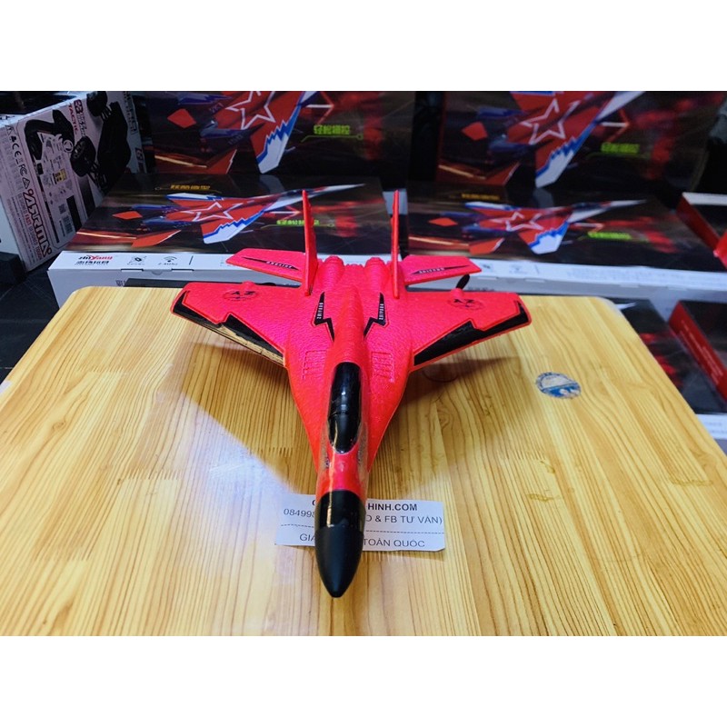 Máy bay điều khiển F22 size to dễ bay chất liệu Epp chịu va đập - tặng bộ đèn