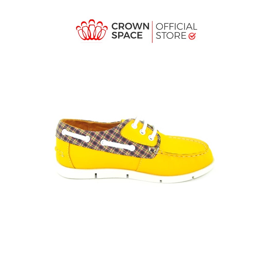 Giày Lười Loafer Bé Trai Đẹp CrownUK George Louis Moccasin Trẻ em Nam Cao Cấp CRUK408 Nhẹ Êm Thoáng Size 26-31/2-12 Tuổi