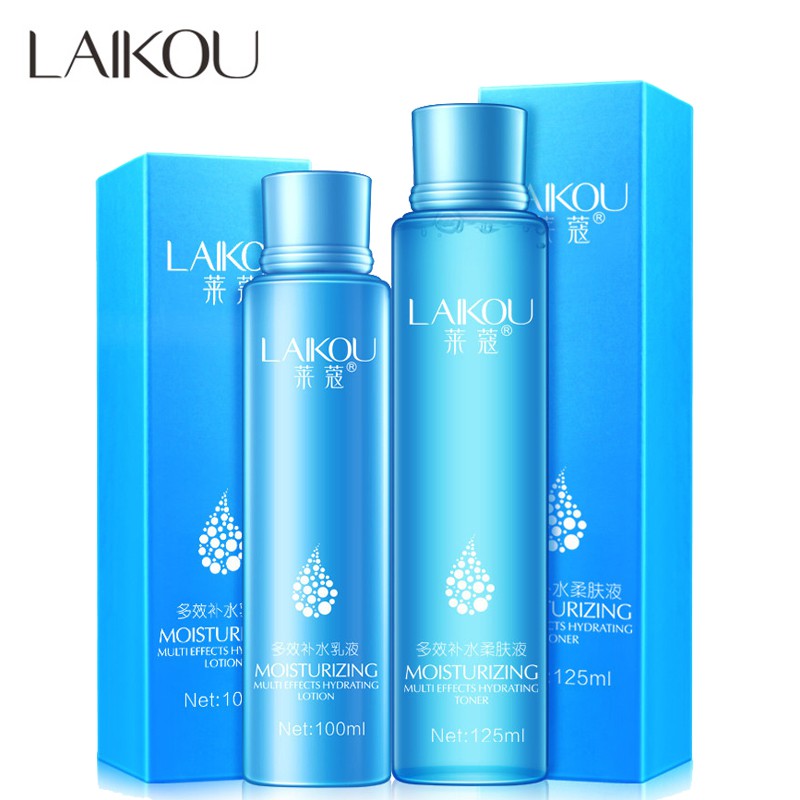 Bộ Sản Phẩm Dưỡng Da 2 Món LAIKOU Hyaluronic Acid Dưỡng Ẩm Chăm Sóc Da