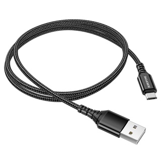 Cáp Hoco Borofone Micro USB, Type C  dây dù siêu bền hàng nobox