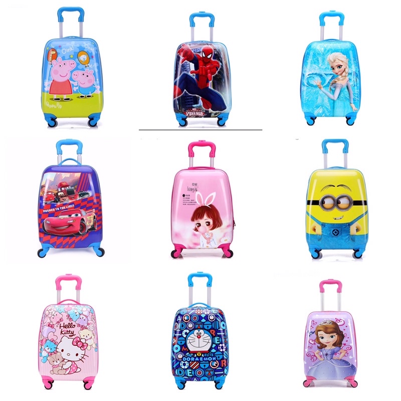 [CHỌN MẪU] vali cho bé SALE hai mặt in Vali kéo cho trẻ em trai gái cao cấp sẵn hàng nhập khẩu đc loại 1