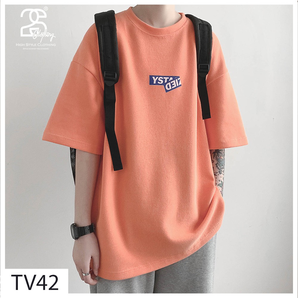 Áo Thun Nam Cổ Tròn Form Rộng Tay Lỡ Oversize 2s Clothing Áo Phông Nam Unisex Cổ Tròn StreetWear Giá Rẻ Hàn Quốc TV42