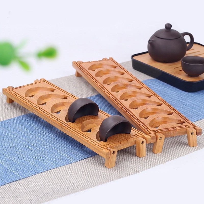 Đồ Gác Chén Trà, Gác Chén Trà Bằng Tre