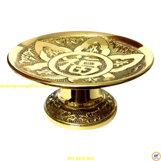 Dĩa trái cây nhỏ bằng đồng 13cm
