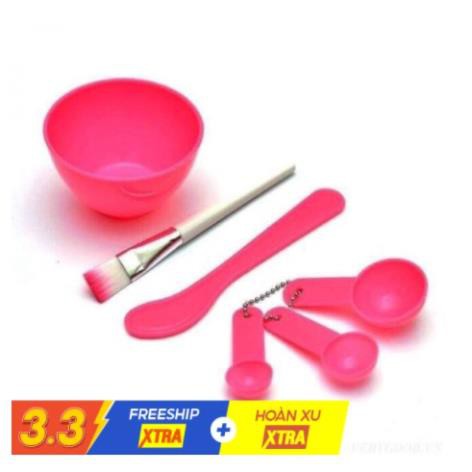 Bộ bát trộn mặt nạ 6 chi tiết
