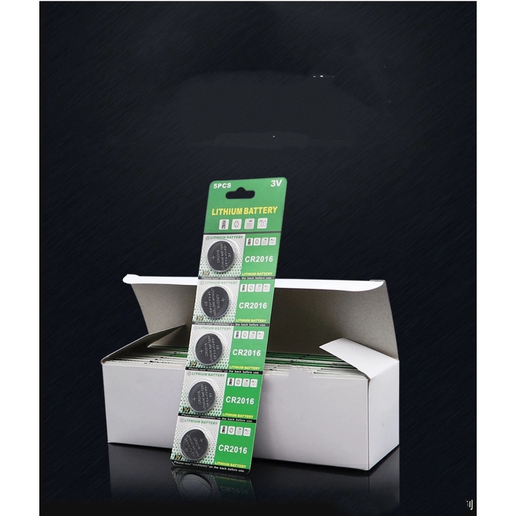 Vỉ 5 viên pin CR2016 Lithium Battery 3V