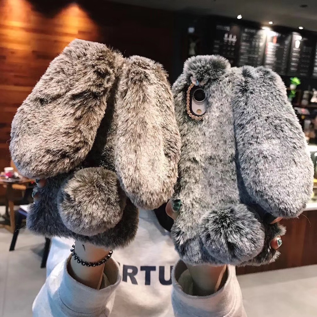 Ốp lưng phối tai thỏ đáng yêu cho iPhone XS Max 8 8plus 7 7plus 6/6S Plus | BigBuy360 - bigbuy360.vn