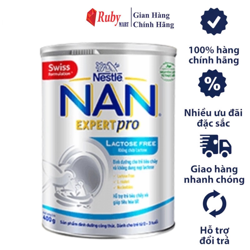 [ Date 12/23 ]Sữa Bột Nan Export Pro 400g Mẫu Mới ( Thay Thế Nan AL)