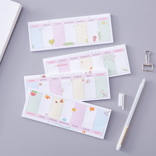 Note ghi chú 7 ngày trong tuần cute 40 tờ