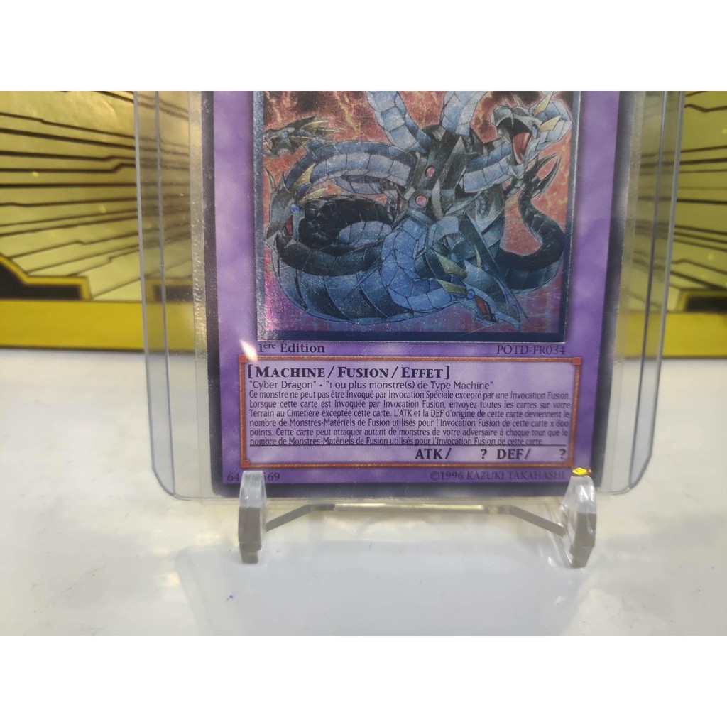 [ Dưa Hấu Yugioh ] Lá bài thẻ bài Chimeratech Overdragon - Ultimate Rare 1st Edition - Tặng bọc bài nhựa bảo quản