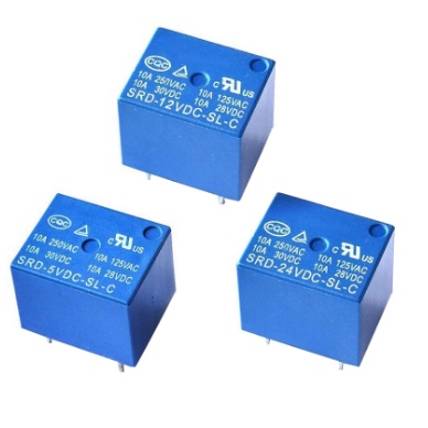 Rơ le 12V10A 5 Chân SRD-12VDC-SL-C hãng song le