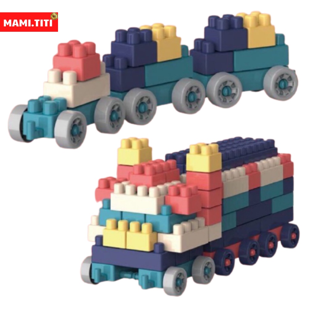Đồ chơi lego, bộ lego 220 chi tiết giúp bé phát triển tư duy não bộ