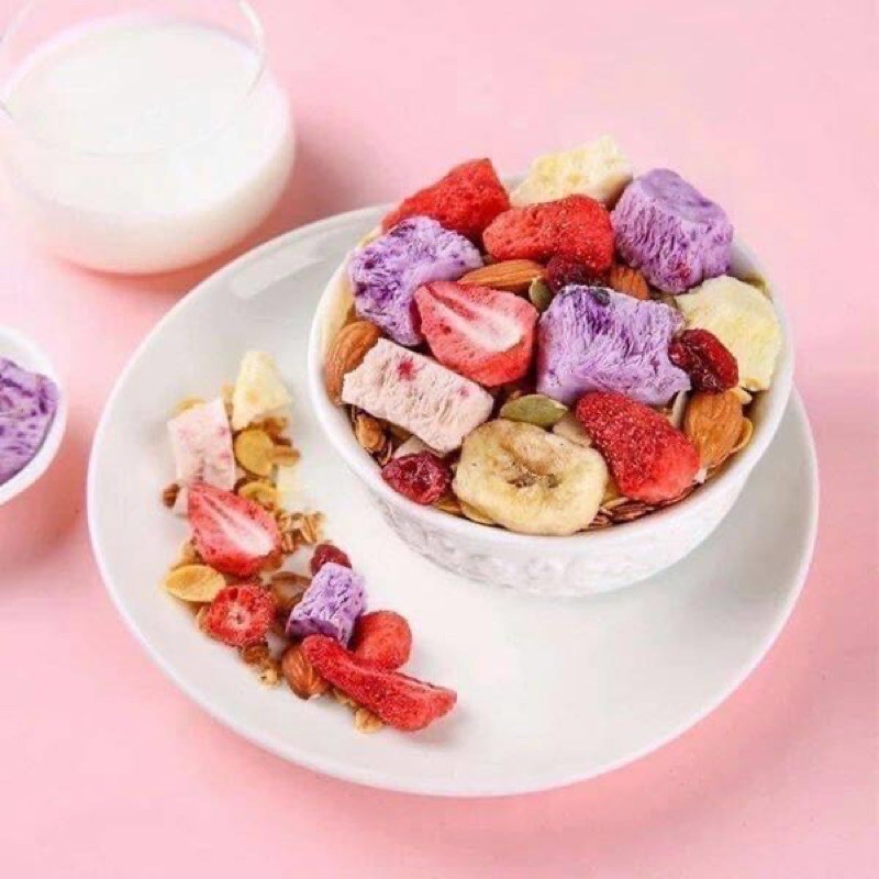 Ngũ cốc yến mạch 💥 SIÊU NGON 💥 sữa chua mix hoa quả dẹp da đẹp dáng có thể dùng làm bữa sáng vô cùng bổ dưỡng