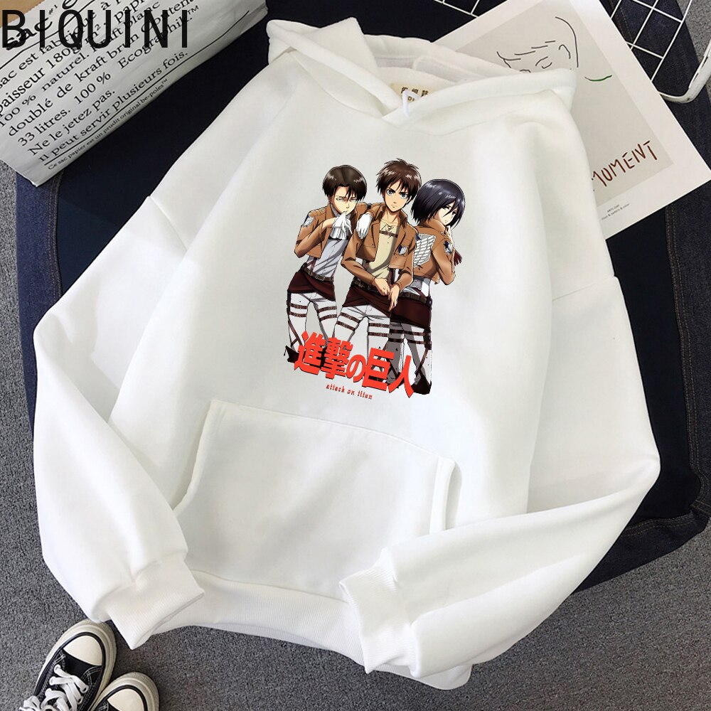 Áo Hoodie Họa Tiết Attack On Titan Thời Trang Mùa Đông Cho Nam Và Nữ