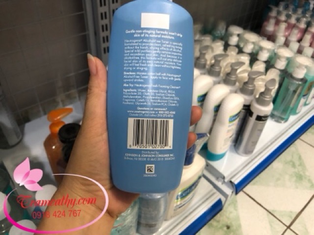 toner neutrogena alcohol free nước hoa hồng không cồn HSD 2023