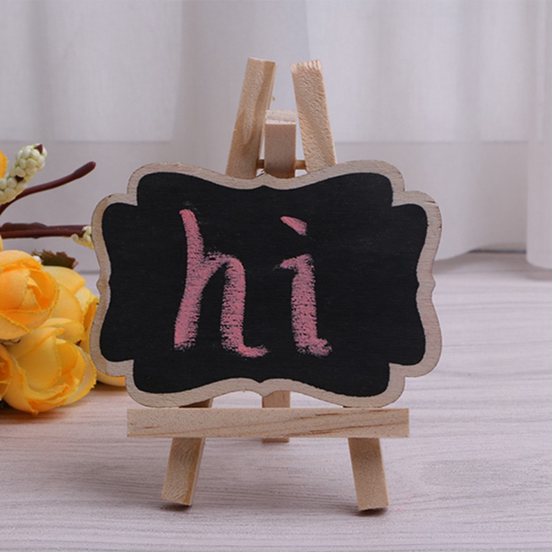 Bộ 3 bảng đen mini bằng gỗ dùng trang trí cho tiệc