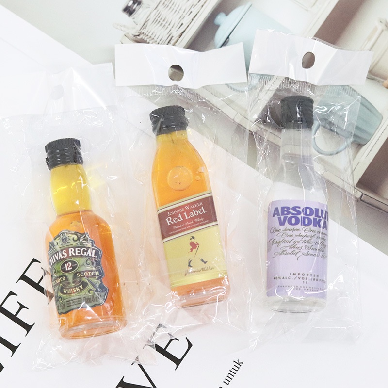 Phụ kiện trang trí chai rượu bia mini độc đáo